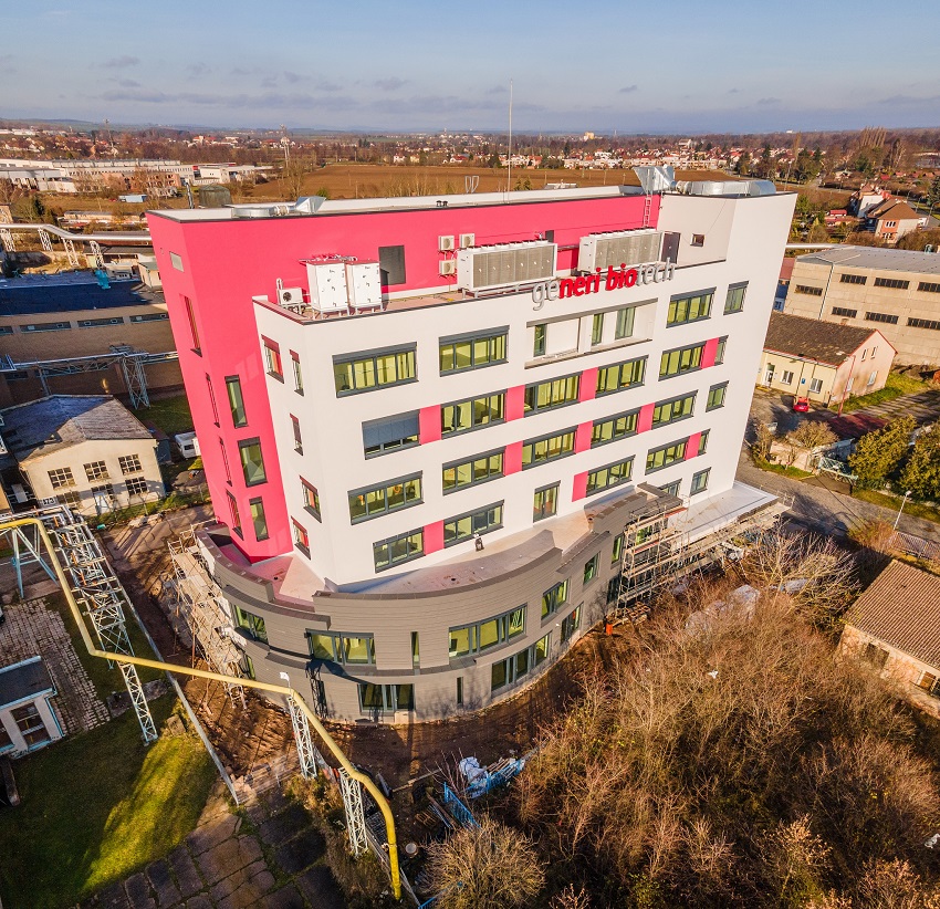Budova, kde sídlí Generi Biotech s.r.o